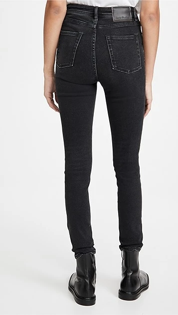 Acne Studios Peg Used Black Jeans 4 Acne Studios Peg Used Black Jeans - Image 2