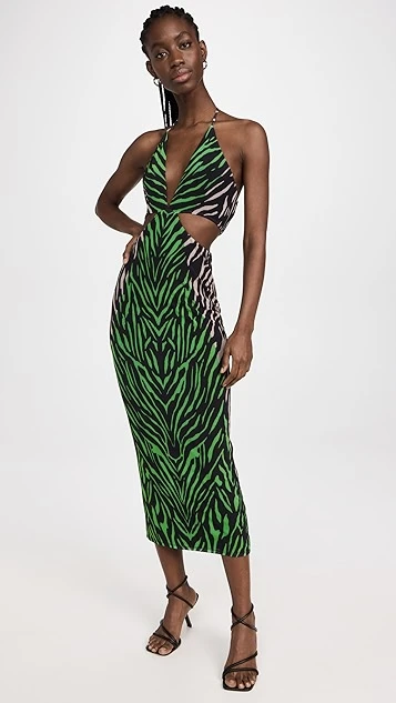 AFRM Tessa Mesh Halter Dress 6 AFRM Tessa Mesh Halter Dress - Image 4