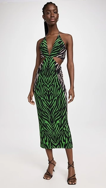 AFRM Tessa Mesh Halter Dress 3 AFRM Tessa Mesh Halter Dress