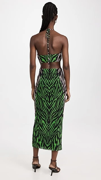 AFRM Tessa Mesh Halter Dress 4 AFRM Tessa Mesh Halter Dress - Image 2