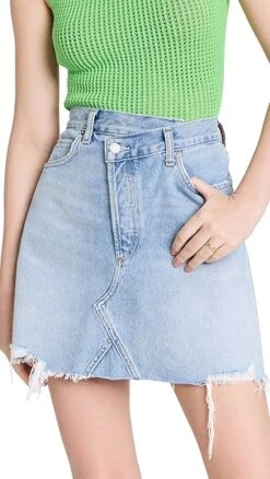 AGOLDE Crisscross Skirt -Denim Diva Shop agole30660153a7 1652722207382 2 0. UX357 QL90
