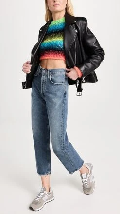 AGOLDE 90's Crop: Mid Rise Loose Straight Jeans -Denim Diva Shop agole306901e410 1664373745155 2 0. UX357 QL90