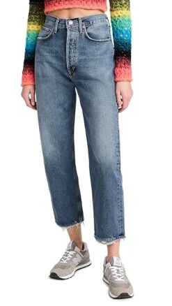 AGOLDE 90's Crop: Mid Rise Loose Straight Jeans -Denim Diva Shop agole306901e410 1664373745259 2 0. UX357 QL90