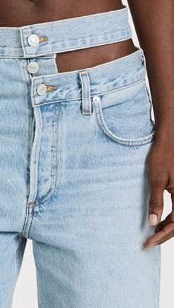 AGOLDE Broken Waistband Jeans -Denim Diva Shop agole306991454a 1656706726640 2 0. UX357 QL90