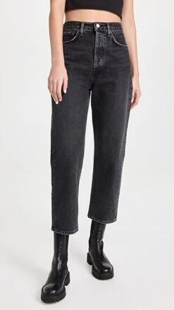 AGOLDE 90's Crop Jean: Mid Rise Loose Straight Jeans -Denim Diva Shop agole3071076421 1665753911110 2 0. UX357 QL90