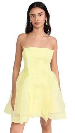 Aje Astrid Pleat Panel Mini Dress -Denim Diva Shop ajeee302741f781 1679675366969 2 0. UX357 QL90