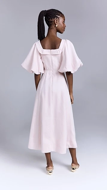 Aje Jessica Frill Midi Dress 4 Aje Jessica Frill Midi Dress - Image 2