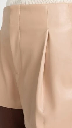 Alice + Olivia Steffie Vegan Leather Paperbag Shorts -Denim Diva Shop alice4649210943 1659725682847 2 0. UX357 QL90