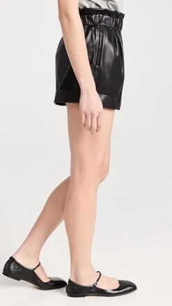 Alice + Olivia Reagan Vegan Leather Shorts -Denim Diva Shop alice466691071c 1680273626318 2 0. UX357 QL90