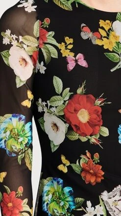 Alice + Olivia Delora Flare Mini Dress -Denim Diva Shop alice4667120a65 1680215946657 2 0. UX357 QL90