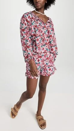 Antik Batik Blossom Shorts -Denim Diva Shop antkb406601bb4e 1678129633454 2 0. UX357 QL90