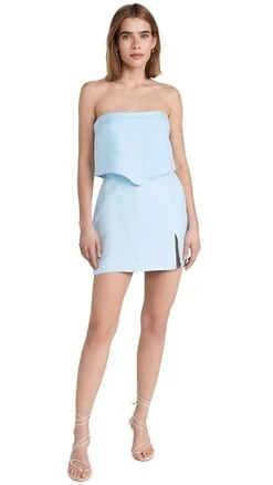 Amanda Uprichard Matea Skort Romper -Denim Diva Shop aupri311251c023 1681411598424 2 0. UX357 QL90