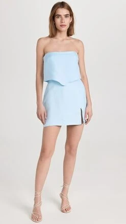 Amanda Uprichard Matea Skort Romper -Denim Diva Shop aupri311251c023 1681411598548 2 0. UX357 QL90