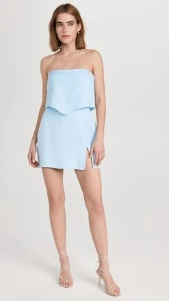 Amanda Uprichard Matea Skort Romper -Denim Diva Shop aupri311251c023 1681411598835 2 0. UX357 QL90