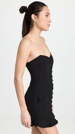 Amanda Uprichard Getty Romper -Denim Diva Shop aupri311331cd2d 1678206686804 2 0. UX357 QL90