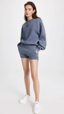 Alexander Wang Essential Terry Sweatshort With Puff Paint Logo -Denim Diva Shop awang439101f57b 1677792143271 2 0. UX357 QL90