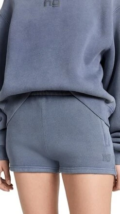 Alexander Wang Essential Terry Sweatshort With Puff Paint Logo -Denim Diva Shop awang439101f57b 1678479403194 2 0. UX357 QL90