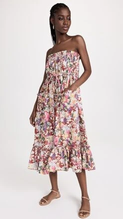 BATSHEVA X Lauren Ashley Bronwyn Dress -Denim Diva Shop batsh300532017f 1683574082645 2 0. UX357 QL90