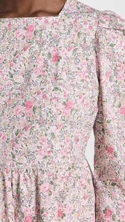 BATSHEVA Square Neck Mini Prairie Dress -Denim Diva Shop batsh3005584784 1683574131643 2 0. UX357 QL90