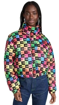 BruceGlen Stencil Mini Logo Puffer Jacket -Denim Diva Shop bglen300251e600 1663162058950 2 0. UX357 QL90