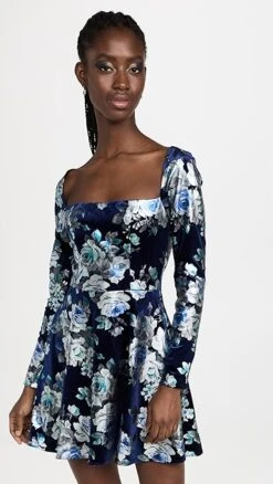 Black Halo Lake Mini Dress