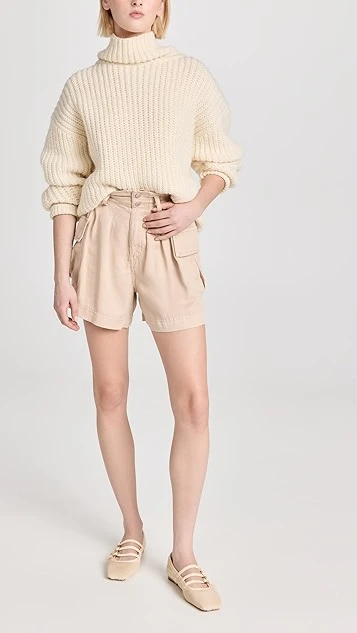BLANKNYC Terracotta High Waisted Cargo Shorts 6 BLANKNYC Terracotta High Waisted Cargo Shorts - Image 4