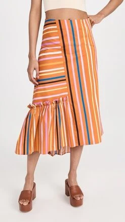 BROGGER Printed Heather Skirt