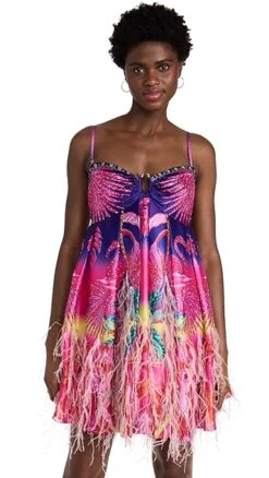 Camilla Strapless Short Feather Dress -Denim Diva Shop camla308791ec1d 1671466756012 2 0. UX357 QL90