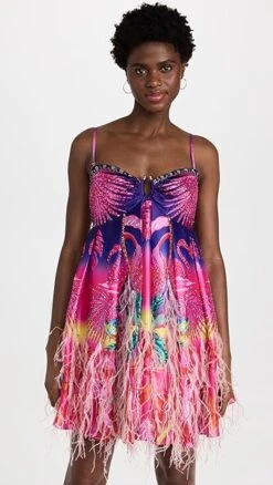 Camilla Strapless Short Feather Dress -Denim Diva Shop camla308791ec1d 1671466756234 2 0. UX357 QL90