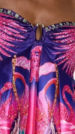 Camilla Strapless Short Feather Dress -Denim Diva Shop camla308791ec1d 1671466756814 2 0. UX357 QL90