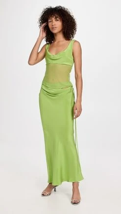 Christopher Esber Cowl Lingerie Skirt -Denim Diva Shop cesbe3013713138 1671480493605 2 0. UX357 QL90