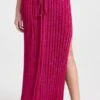 Christopher Esber Pleated Knit Tie Skirt
