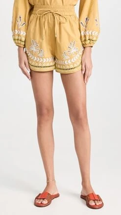 Chufy Henry Embroidered Shorts -Denim Diva Shop chufy300781f7a1 1678296425510 2 0. UX357 QL90