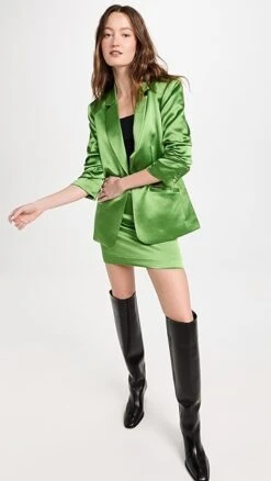 Cinq A Sept Cinq à Sept Satin Doris Skirt -Denim Diva Shop cinqa3135812652 1669838216546 2 0. UX357 QL90