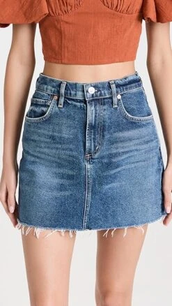 Citizens Of Humanity Beatnik Mini Jean Skirt