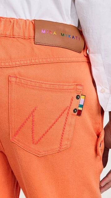 Mira Mikati Elasticated Resin Wash Jeans 6 Mira Mikati Elasticated Resin Wash Jeans - Image 5