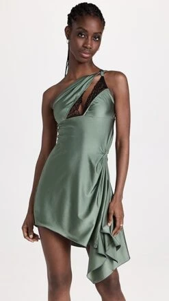 Coperni Asymmetric Mini Dress