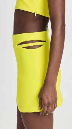 Dur Doux High Waist Cutout Miniskirt -Denim Diva Shop durdo3000212952 1679596905285 2 0. UX357 QL90