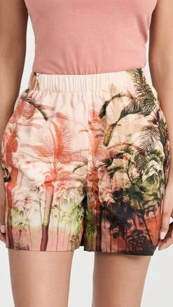 Dur Doux Sunset Palm Shorts -Denim Diva Shop durdo3000512306 1677604833389 2 0. UX357 QL90