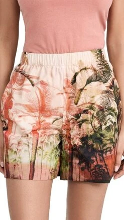 Dur Doux Sunset Palm Shorts -Denim Diva Shop durdo3000512306 1677604833422 2 0. UX357 QL90