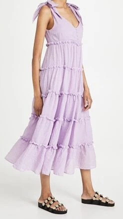 English Factory Tiered Midi Dress 10 English Factory Tiered Midi Dress -Denim Diva Shop efact3055410366 q3 2 0. UX357 QL90