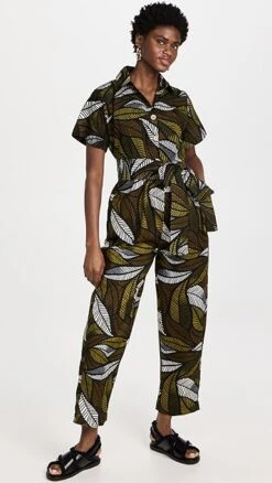 Elisamama Leaf Jumpsuit -Denim Diva Shop elmam300021c3c8 1670956890374 2 0. UX357 QL90