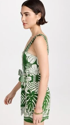 FARM Rio Macaw Elegance Off-White Romper -Denim Diva Shop farmr306291f5ca 1674578357842 2 0. UX357 QL90