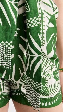 FARM Rio Macaw Elegance Off-White Romper -Denim Diva Shop farmr306291f5ca 1674578358207 2 0. UX357 QL90