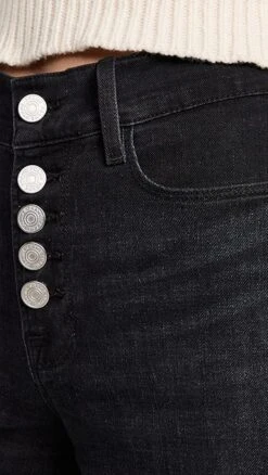 FRAME Le Palazzo Exposed Buttons -Denim Diva Shop frame321881e964 1671200948614 2 0. UX357 QL90