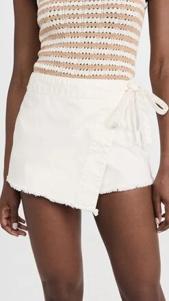 Free People Emmy Denim Skort
