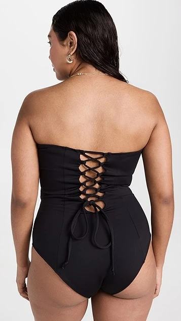 Good American Sculpt Strapless One Piece Swimsuit 4 Good American Sculpt Strapless One Piece Swimsuit - Image 2