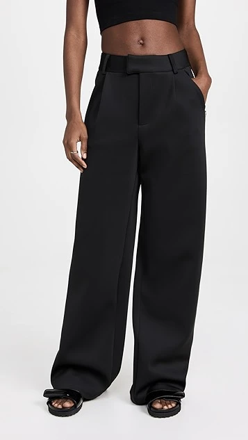 Good American Scuba Pleated Trousers 9 Good American Scuba Pleated Trousers - Image 7