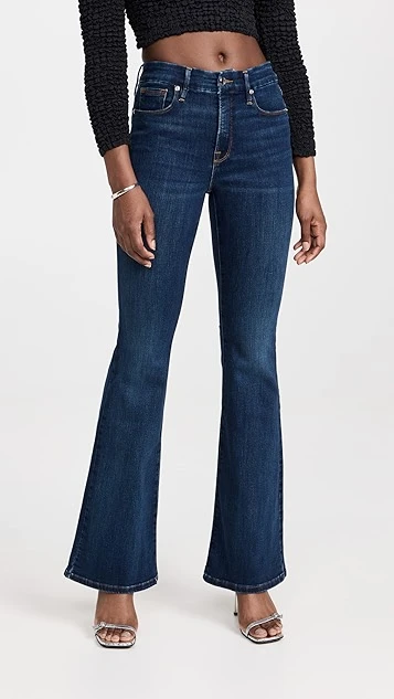 Good American Good Legs Flare Jeans 8 Good American Good Legs Flare Jeans - Image 6