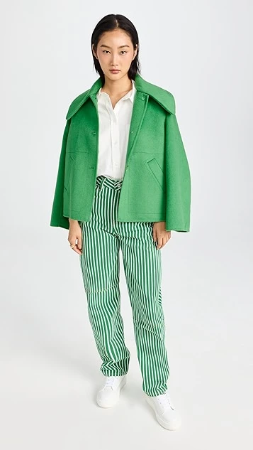 GANNI Stripe Denim Stary Jeans 6 GANNI Stripe Denim Stary Jeans - Image 4